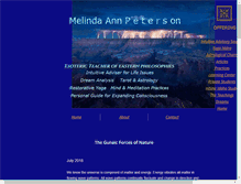 Tablet Screenshot of melindapeterson.com